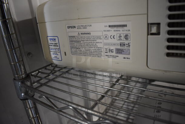 Epson Model H265A LCD Projector. 100-240 Volts, 1 Phase. 21x28x8 - Image 4 of 4