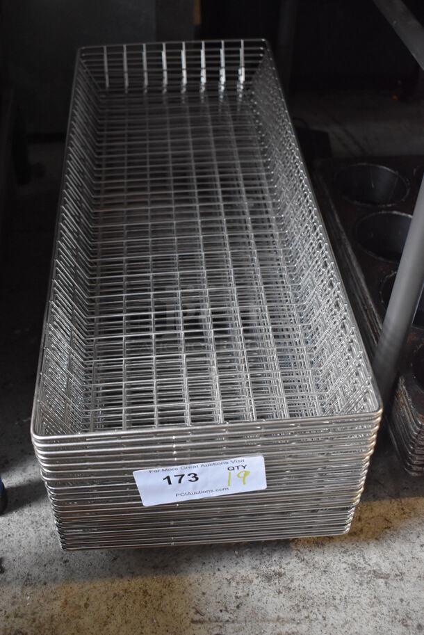 19 Metal Wire Baskets. 19 Times Your Bid!