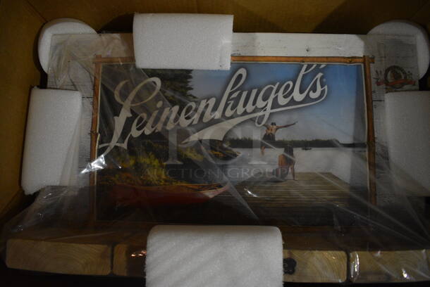 BRAND NEW IN BOX! Leinenkugel Sign. 22x5x15. (bar) - Image 4 of 4