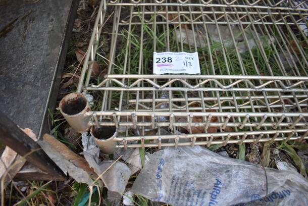 ALL ONE MONEY! Lot of 2 Wire Shelves. 48x24x1.5 - Image 3 of 3