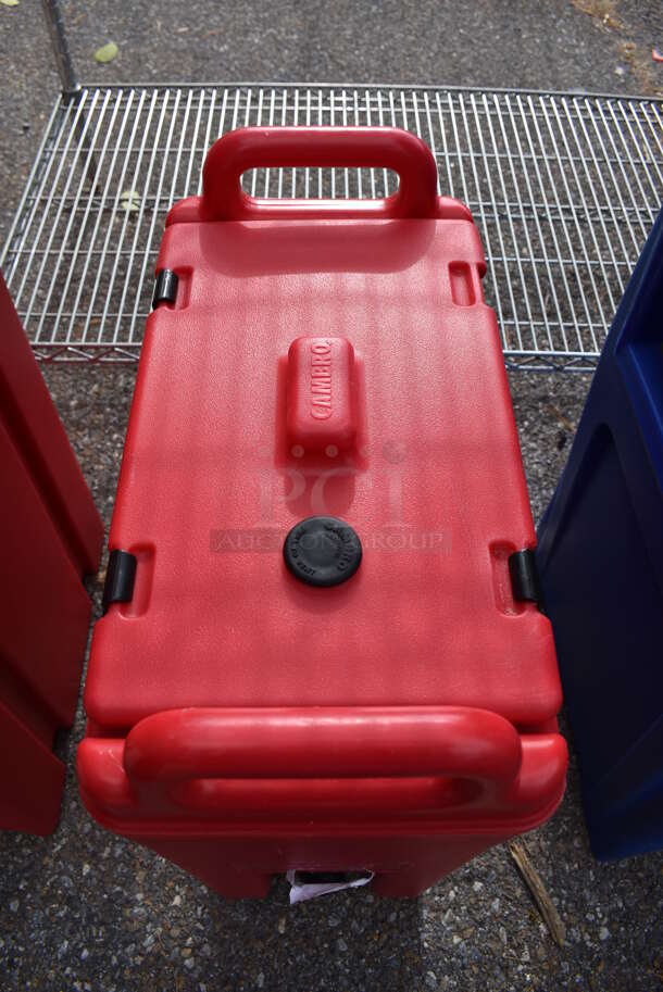 2 Cambro 500LCD Red Poly Insulated Beverage Holder Dispensers. 9x16.5x24. 2 Times Your Bid! - Image 7 of 12