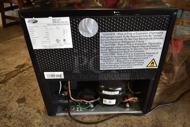 BRAND NEW SCRATCH AND DENT! Whynter CUF-110/CUF-112SS Stainless Steel Mini Freezer. 115 Volts, 1 Phase. Tested and Working! - Image 4 of 5