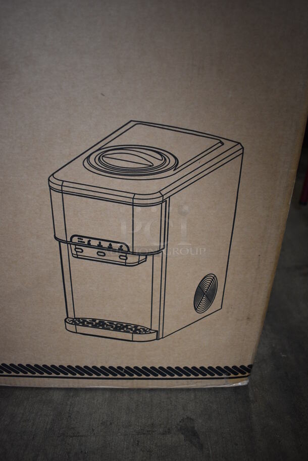BRAND NEW IN BOX! Model HZB-20YLR Stainless Steel Countertop Hot Water, Cold Water and Ice Cube Machine - Image 2 of 5