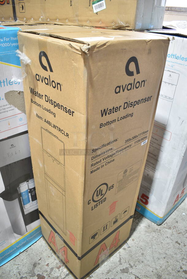 BRAND NEW IN BOX! Avalon A4BLWTRCLR Stainless Steel Bottom Loading Water Cooler. 115 Volts, 1 Phase.  - Image 2 of 3
