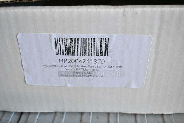 BRAND NEW SCRATCH AND DENT! HP2004241370 Vulcan 00-913102-00291 Ignitor, Flame Sensor Assy, High - Image 3 of 3