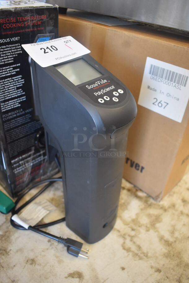 BRAND SCRATCH AND DENT! PolyScience Sous Vide Creative Series Immersion Circulator Head - 120 Volts 1 Phase 1100W Tested and Working! - Image 4 of 4