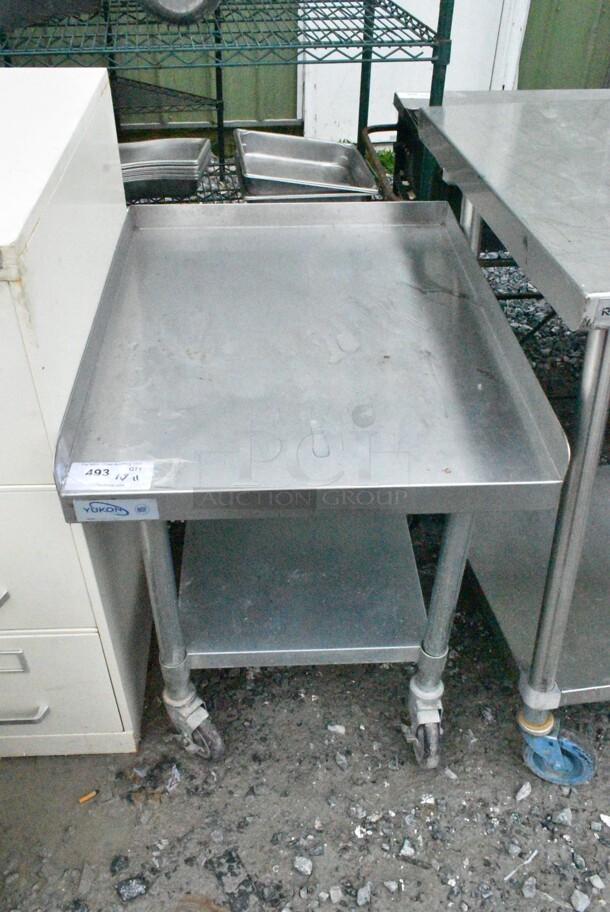 Yukon Stainless Steel Equipment Stand w/ Under Shelf on Commercial Casters.  - Image 1 of 5