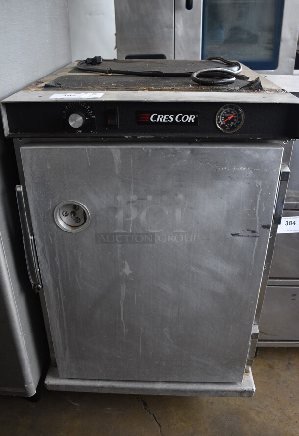 CresCor Metal Commercial Warming Heated Holding Cabinet on Commercial Casters. 23x30x37. Cannot Test Due To Damaged Plug