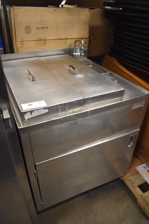 Falcon RTB-14 Stainless Steel Commercial Rethermalizer w/ Hydro Heater Circulation Heater and Sink Bay. 208 Volts, 1 Phase. 30x30x38 - Image 4 of 8