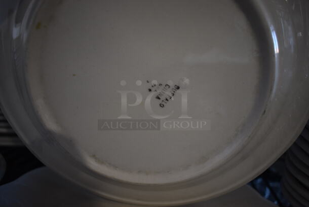 14 White Ceramic Plates. 9.5x9.5x1. 14 Times Your Bid! - Image 3 of 3
