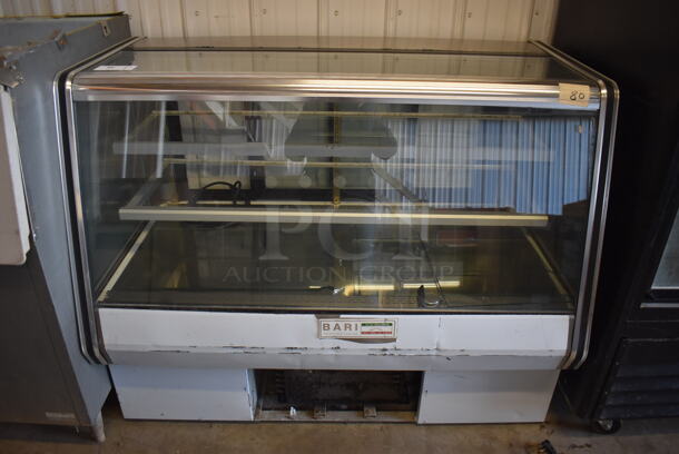 Bari Metal Commercial Floor Style Deli Display Case Merchandiser. 54x31x45. Tested and Working!