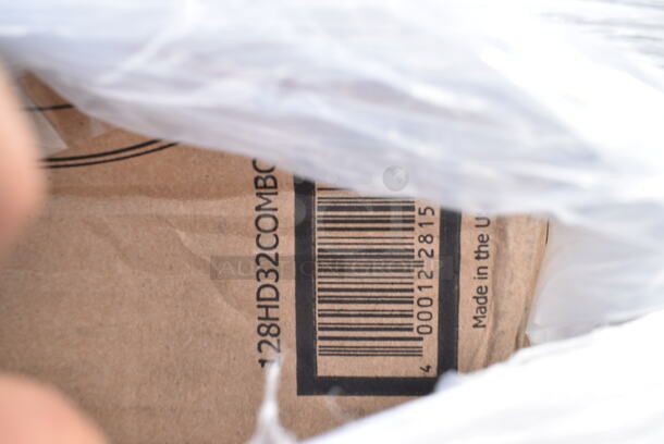 PALLET LOT of 25 BRAND NEW Boxes Including 500LSTRWL Choice 32 oz. Clear Sip-Through Lid with Extra-Wide Opening, C2464BDL Dart PresentaBowls Square Plastic Lids, 127PL400 Choice PET Plastic Lid for 3.25 to 5.5 oz. Souffle Cup / Portion Cup - 2500/Case, 128HD32COMBO Choice Heavy Duty 32 oz. Microwavable Translucent Plastic Deli Container and Lid Combo Pack - 240/Case, 423FW200D ServIt FW200D 12" x 20" Full Size Dual Well Electric Countertop Food Warmer with Digital Controls - 120V, 2000W. 25 Times Your Bid!  - Image 11 of 12