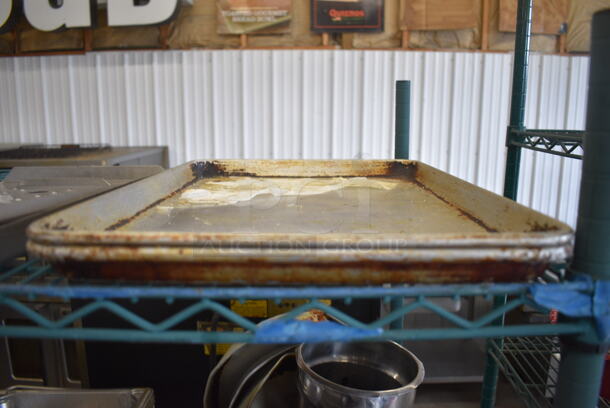 2 Metal Half Size Baking Pans. 13x18x1. 2 Times Your Bid! - Image 3 of 3