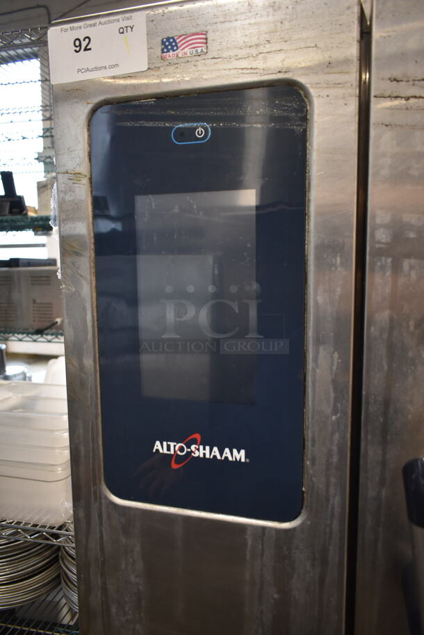 Alto Shaam CTP10-10E Stainless Steel Commercial Electric Powered Combitherm Convection Oven on Metal Equipment Stand. 208-240 Volts, 3 Phase. - Image 3 of 6