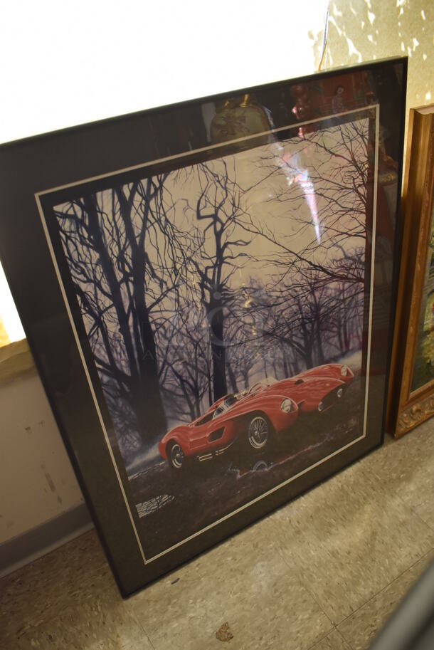 Framed Picture of a Ferrari Testarossa. - Image 3 of 5
