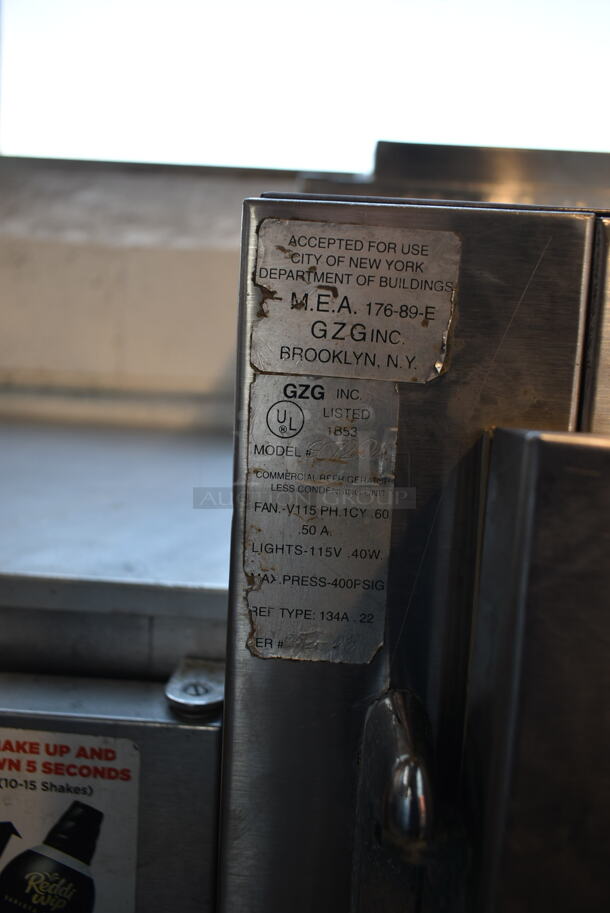 SC72D Stainless Steel Commercial Pizza Prep Table. 115 Volts, 1 Phase. Tested and Powers On But Does Not Get Cold - Image 9 of 9