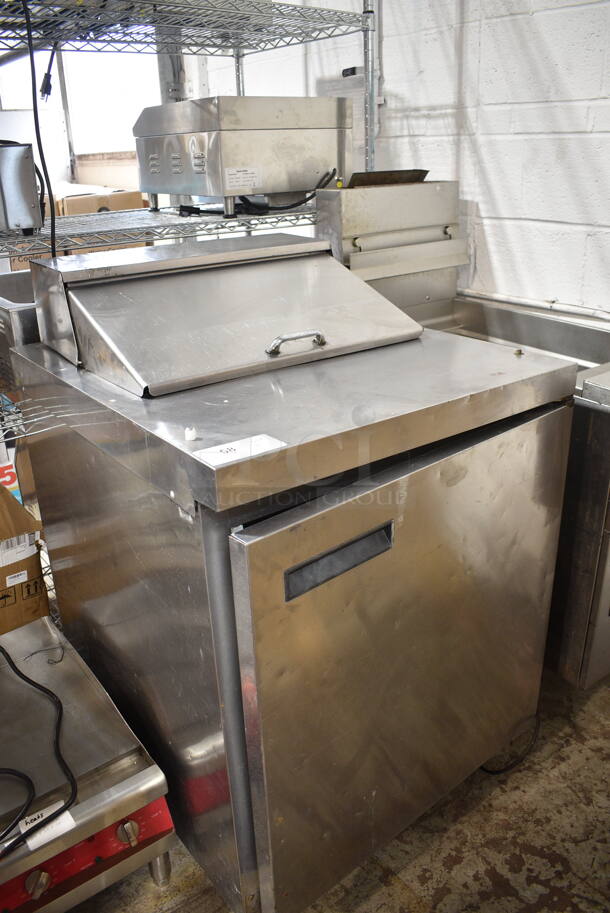 2014 Delfield 4427N-6-GC1 Stainless Steel Commercial Sandwich Salad Prep Table Bain Marie Mega Top. 115 Volts, 1 Phase. Tested and Powers On But Does Not Get Cold - Image 1 of 4