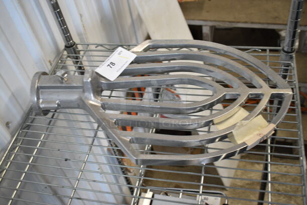 BRAND NEW SCRATCH AND DENT! Hobart HL80B Legacy Aluminum Flat Beater for 80 Qt. Bowls - Image 3 of 6