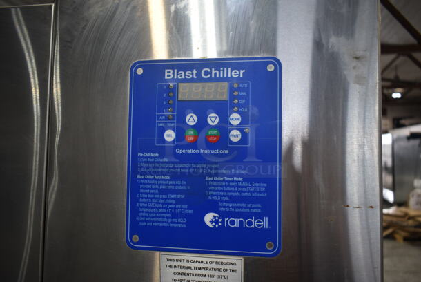 2014 Randell BC-18 Stainless Steel Commercial Blast Chiller. 115/230 Volts, 1 Phase.  - Image 4 of 7