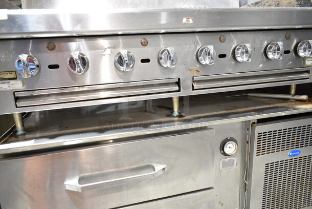 Southbend HDC-48 Stainless Steel Commercial Natural Gas Powered Charbroiler Grill.  - Image 3 of 4