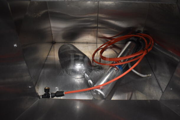 Scotsman C0830SA-32B Stainless Steel Commercial Ice Machine Head on Commercial Bin. 208/230 Volts, 1 Phase. 30x36x99 - Image 7 of 9