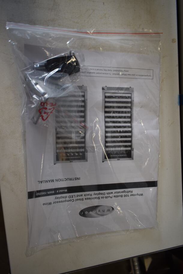BRAND NEW SCRATCH AND DENT! Danby DBC2760BLS Stainless Steel Dual Zone 27 Bottle Built-In French Door Beverage Wine Cooler Merchandiser. 115 Volts, 1 Phase. Tested and Working! - Image 4 of 5