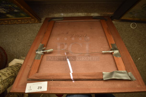 Framed Canvas Painting Reproduction of Rue Montorgeil by Claude Monet From Art Dealer Ed Mero! - Image 7 of 7