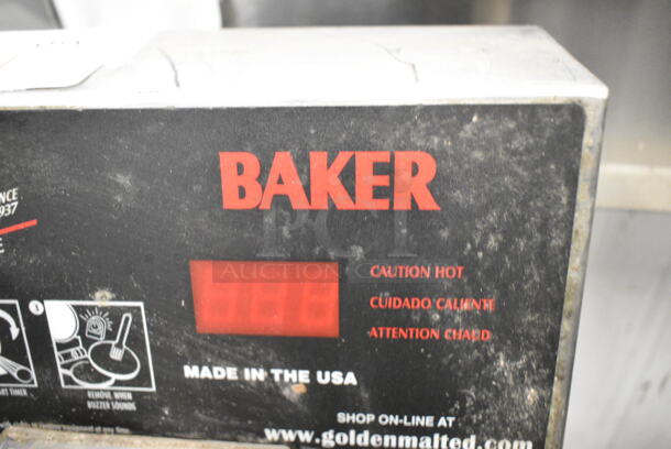 Metal Commercial Countertop Waffle Maker. Tested and Working! - Image 2 of 6