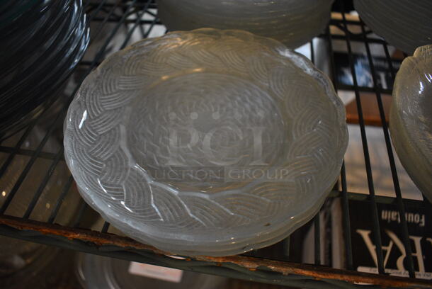 30 Glass Salad Plates. 7.75x7.75x1. 30 Times Your Bid! - Image 3 of 3