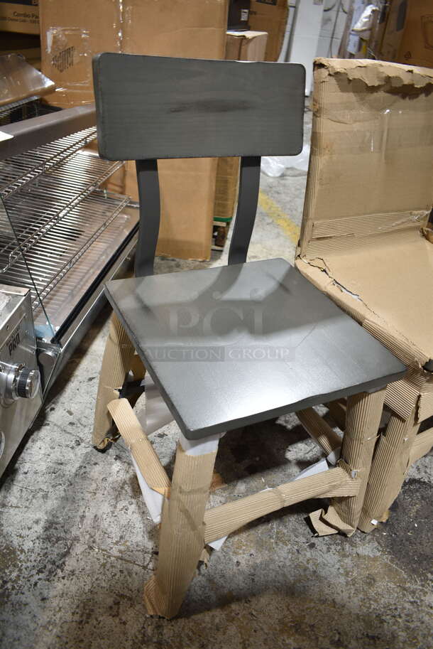 2 BRAND NEW SCRATCH AND DENT! Lancaster Table & Seating Dining Height Chair. 2 Times Your Bid! - Image 3 of 4