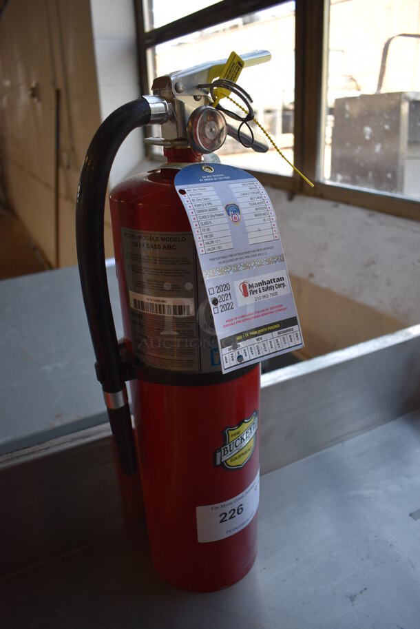 Buckeye Dry Chemical Fire Extinguisher. 6x5x21 - Image 2 of 3