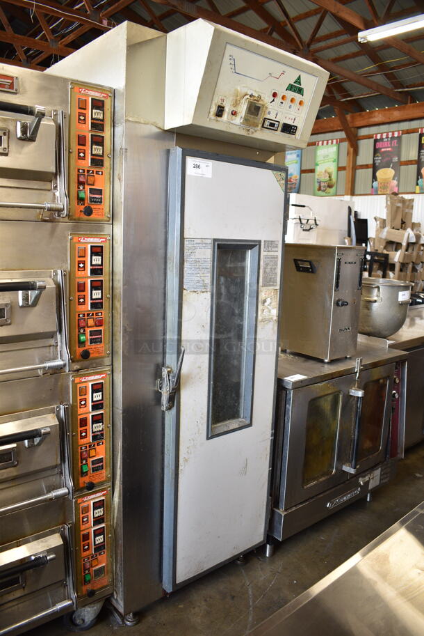 Fum Stainless Steel Commercial Single Door Reach In Heated Holding Cabinet. Cannot Test Due To Plug Style - Image 1 of 5