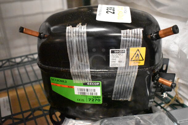 BRAND NEW SCRATCH AND DENT! Secop SC12CNX.2 Motor. 115 Volts, 1 Phase. - Image 3 of 6