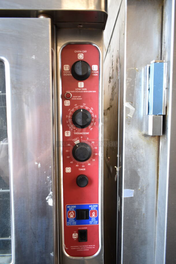 2 Blodgett DFG1XL/AA Stainless Steel Commercial Natural Gas Powered Full Size Convection Oven w/ View Through Doors, Metal Oven Racks and Thermostatic Controls. 2 Times Your Bid! - Image 2 of 11