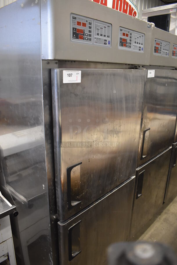 Paris Croissant SD-1 Stainless Steel Commercial 2 Half Size Door Reach In Dough Conditioner. 220 Volts. 31x45x76 - Image 2 of 7