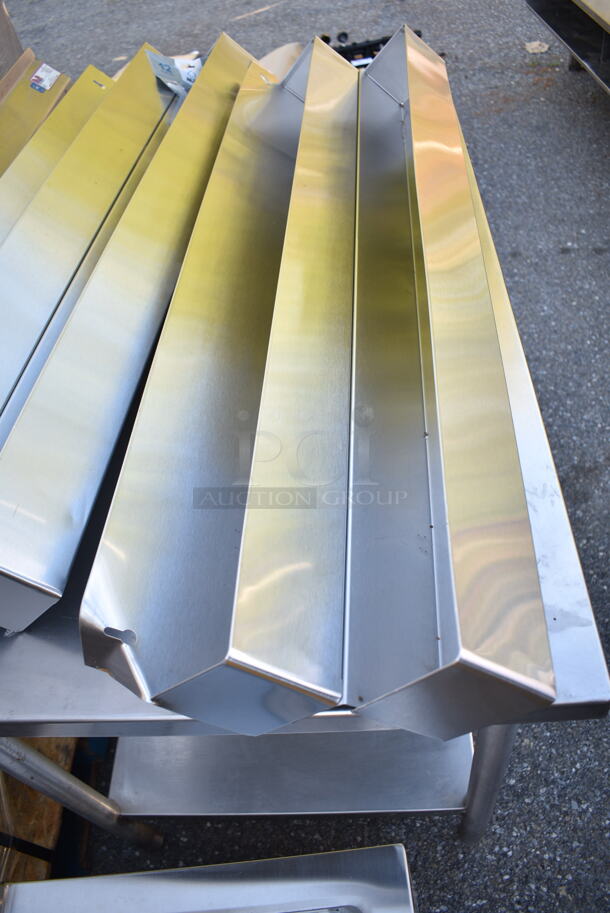 2 BRAND NEW SCRATCH AND DENT! Steelton 712B5542D Stainless Steel Double Tier Speed Rail - 42". 2 Times Your Bid!  - Image 3 of 7