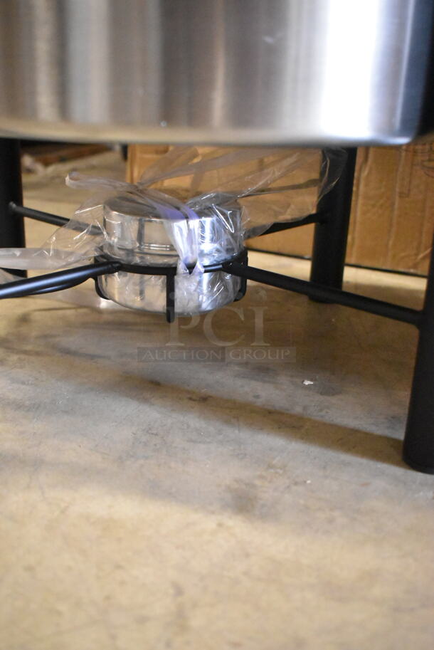 3 BRAND NEW SCRATCH AND DENT! Acopa 6 Qt. Wrought Iron Pillar Round Chafer. 3 Times Your Bid! - Image 6 of 7