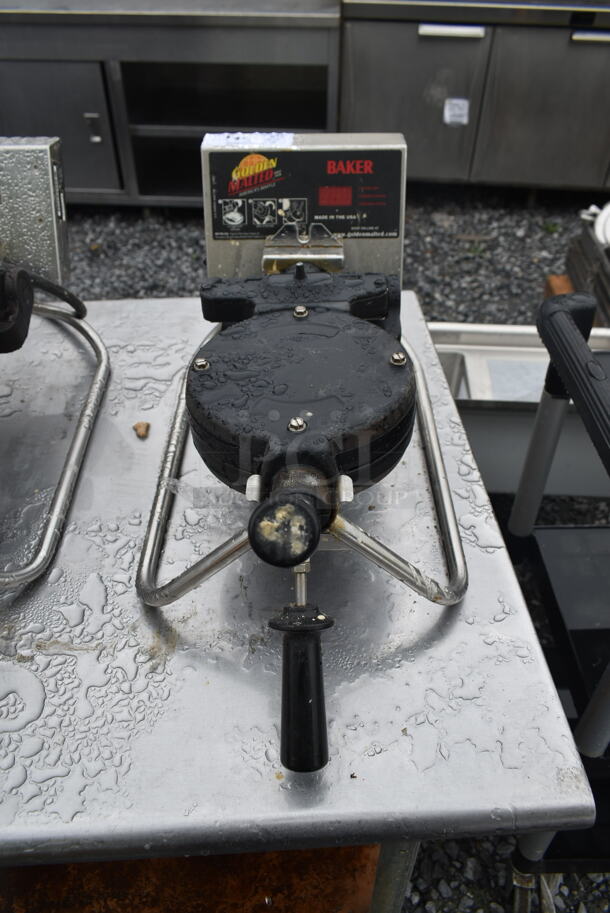 RT-P Stainless Steel Commercial Countertop Waffle Maker. 120 Volts, 1 Phase. Tested and Working! - Image 1 of 5