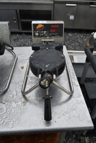 RT-P Stainless Steel Commercial Countertop Waffle Maker. 120 Volts, 1 Phase. Tested and Working!