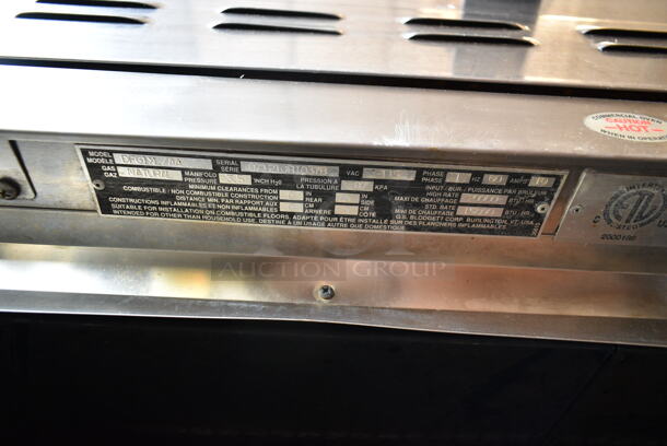 2 Blodgett DFG1XL/AA Stainless Steel Commercial Natural Gas Powered Full Size Convection Oven w/ View Through Doors, Metal Oven Racks and Thermostatic Controls. 2 Times Your Bid! - Image 10 of 11