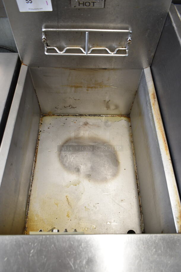 Frymaster Stainless Steel Commercial Natural Gas Powered Pasta Cooker on Commercial Casters.  - Image 2 of 5