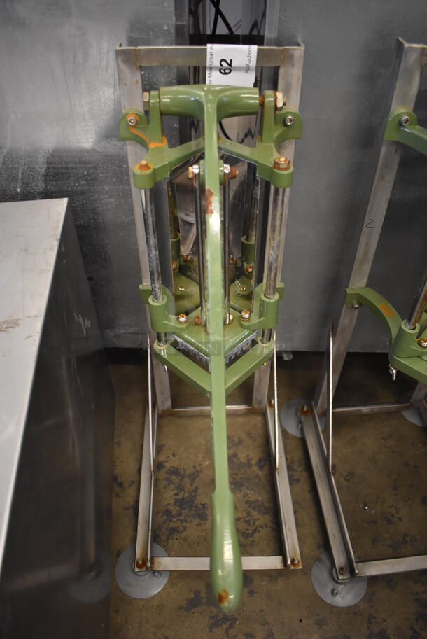 Metal Commercial Countertop French Fry Cutter on Frame. 12x15x26 - Image 2 of 4