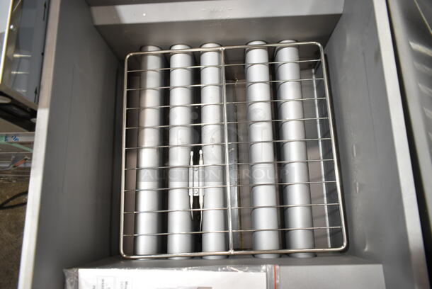BRAND NEW SCRATCH AND DENT! 2023 Mainstreet 541FF100L Liquid Propane 70-100 lb. Stainless Steel Floor Fryer w/ 2 Metal Fry Baskets. 150,000 BTU - Image 7 of 9