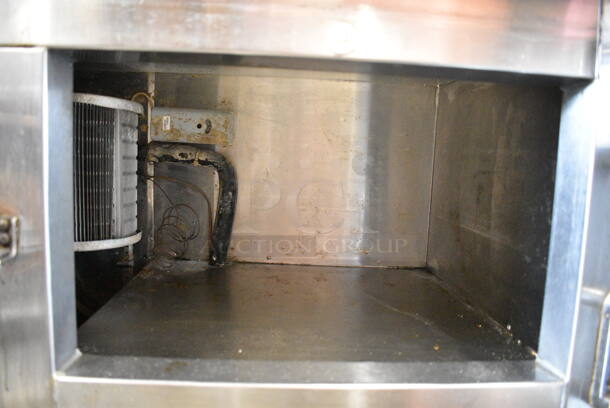 Leader LB72 Stainless Steel Commercial 3 Door Undercounter Cooler. 115 Volts, 1 Phase. Tested and Working! - Image 4 of 7