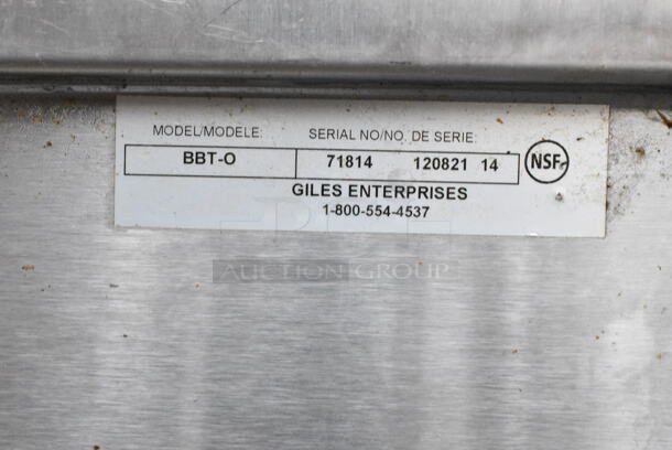 Giles BBT-O Stainless Steel Commercial Breading and Batter Table. - Image 8 of 8