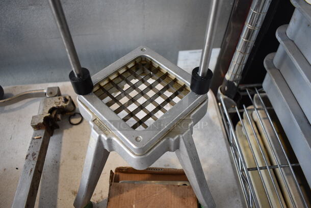 Metal Commercial Countertop Vegetable Cutter w/ Extra Blade. 8x8x18.5 - Image 3 of 4