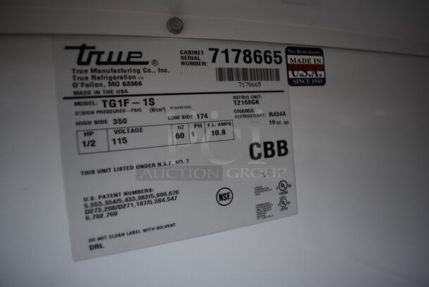 2011 True TG1F-1S ENERGY STAR Stainless Steel Commercial Single Door Reach In Freezer w/ Poly Coated Racks on Commercial Casters. 115 Volts, 1 Phase. Tested and Powers On But Does Not Get Cold - Image 6 of 6
