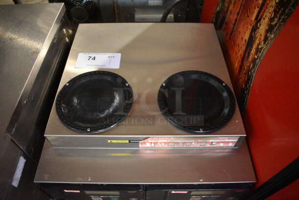 Bunn Model AXIOM 2/2 TWIN Stainless Steel Commercial Countertop 4 Burner Coffee Machine. 120/208-240 Volts, 1 Phase. 16x18x23 - Image 5 of 5