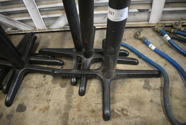 3 Black Metal Table Bases. 31x25x28. 3 Times Your Bid! - Image 3 of 3