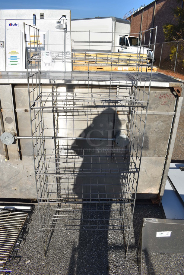 Gray Metal 5 Tier Wire Rack. 24x14x62 - Image 3 of 3